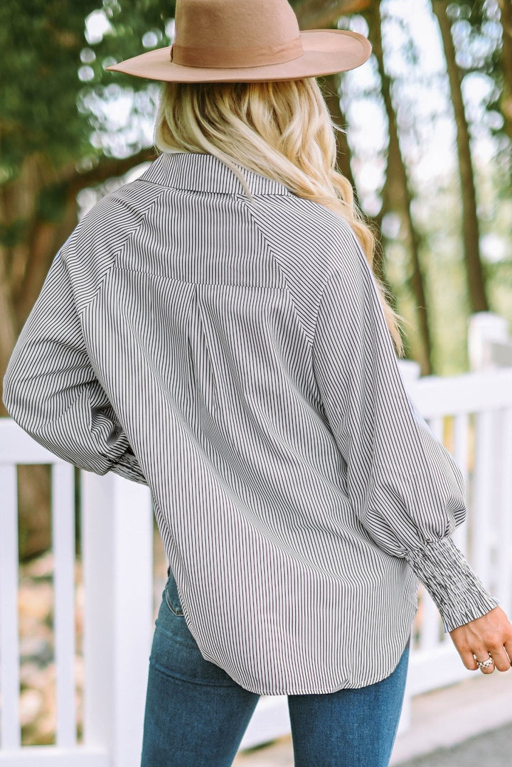 CAMISA OVERSIZE DE RAYAS