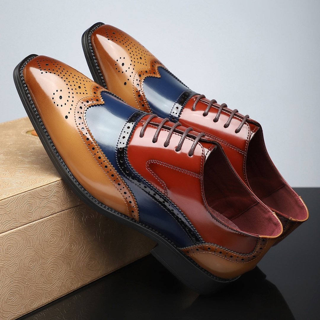Harry – Zapatos brogue vintage + Cinturón Automático Gratis