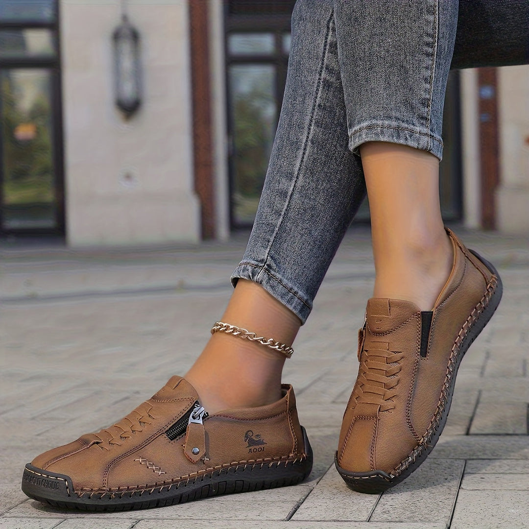 Nila – Comodidad elegante con cremallera práctica