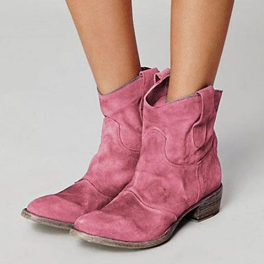 CARLOTTA | Botines de mujer en suave ante con estilo