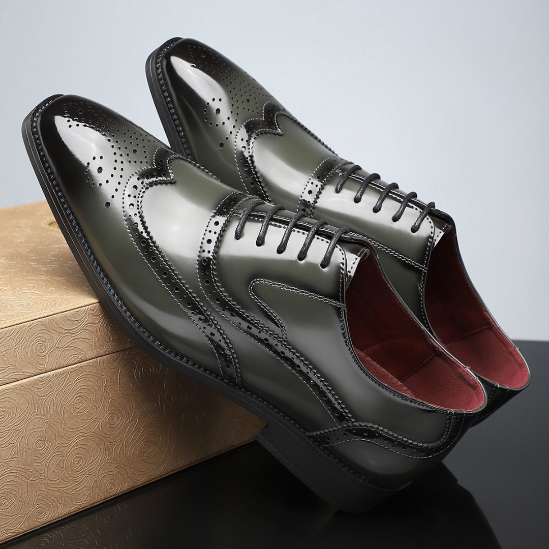 Harry – Zapatos brogue vintage + Cinturón Automático Gratis