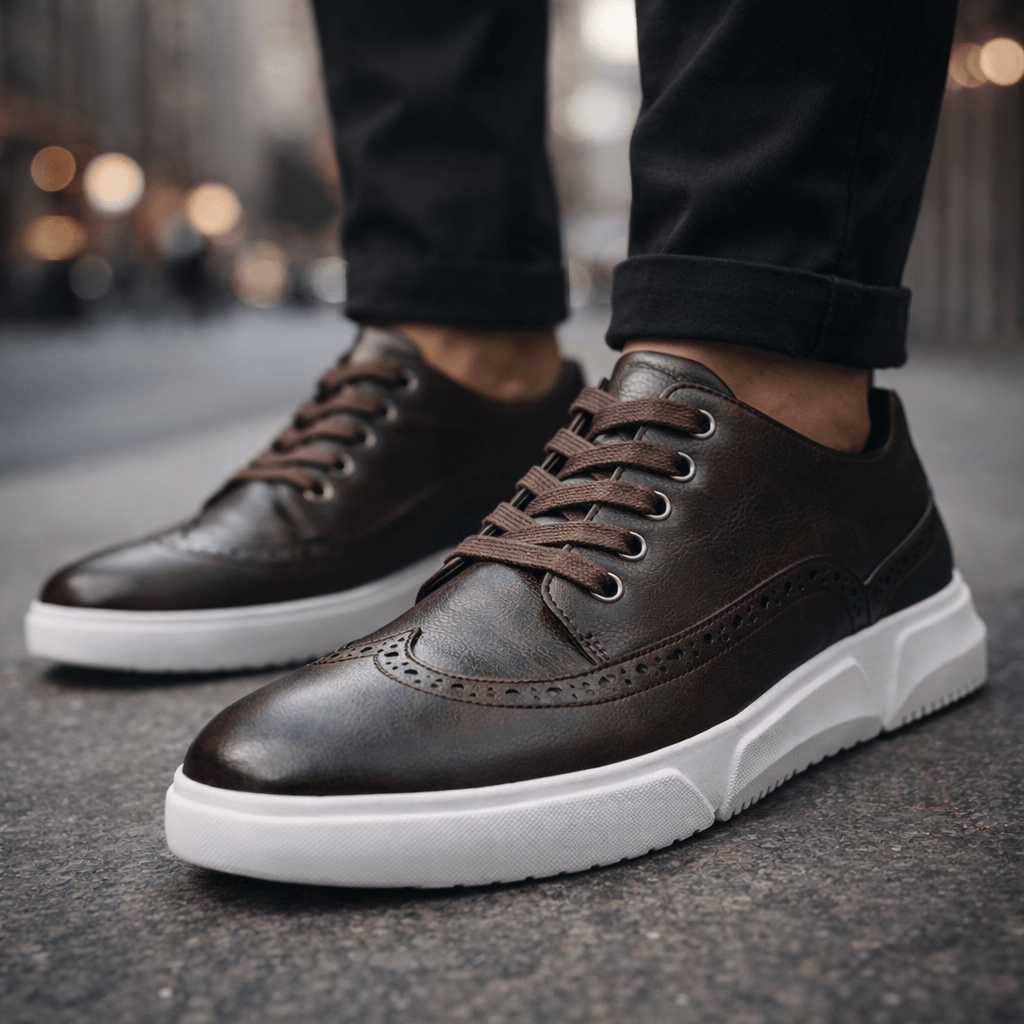 SCARPE DA GINNASTICA IN PELLE HARRINGTON