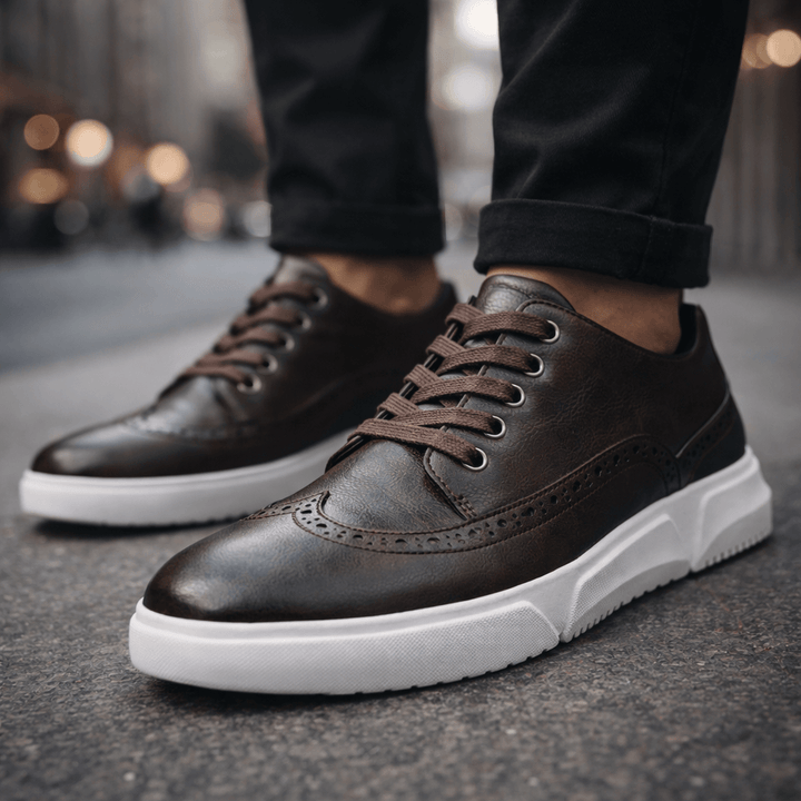 SCARPE DA GINNASTICA IN PELLE HARRINGTON