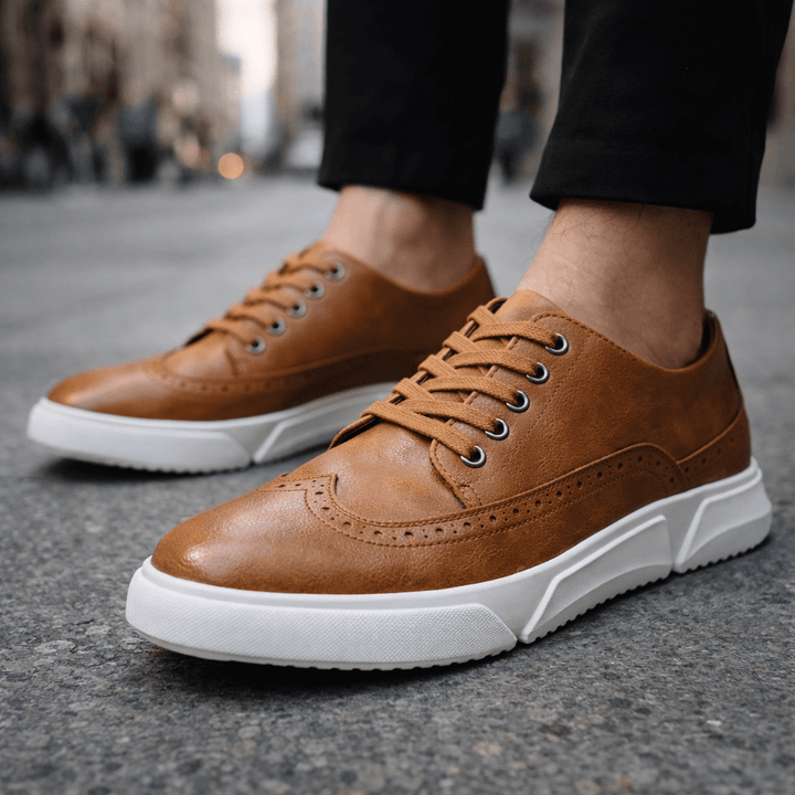 SCARPE DA GINNASTICA IN PELLE HARRINGTON