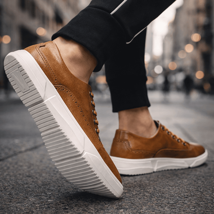 SCARPE DA GINNASTICA IN PELLE HARRINGTON