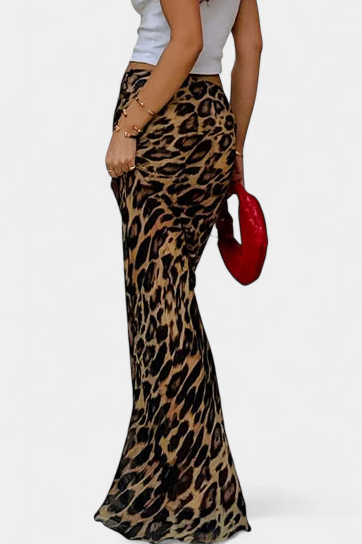 FALDA LARGA ANIMAL PRINT