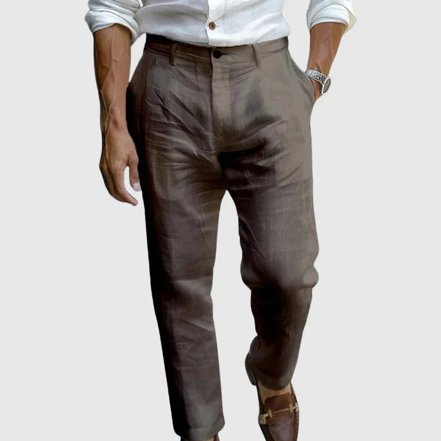 Lucca™ | Pantalón de lino premium de corte moderno
