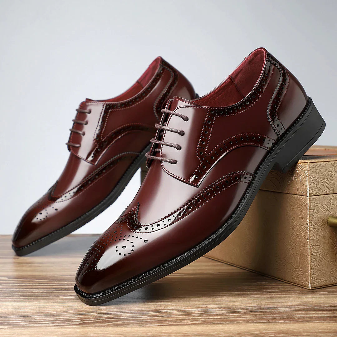 Harry – Zapatos brogue vintage + Cinturón Automático Gratis