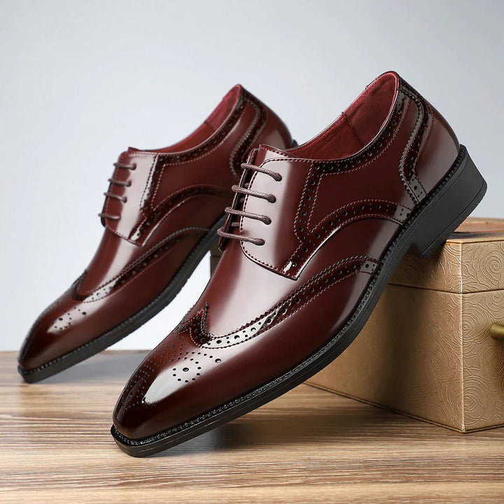 Harry – Zapatos brogue vintage + Cinturón Automático Gratis