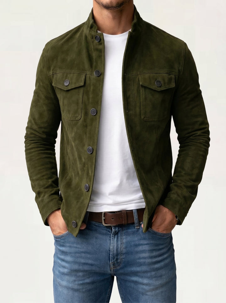 Lorenzo™ | Chaqueta de Ante Clásica