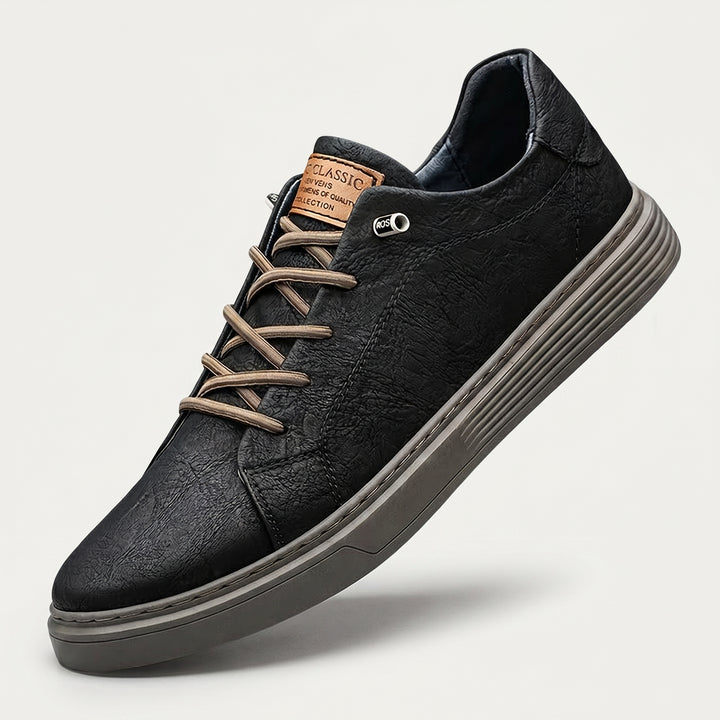 Zapatillas Oxford de cuero
