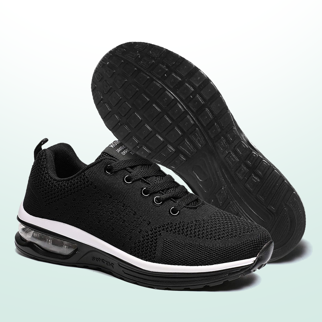 SanoWalk zapatos ortopédicos - todo negro