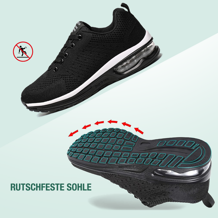 SanoWalk zapatos ortopédicos - todo negro