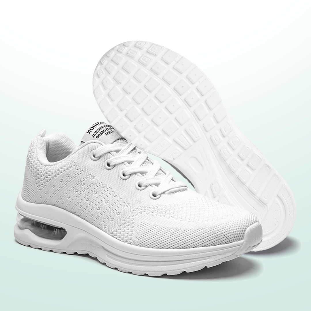SanoWalk Zapatos ortopédicos - Todo blanco