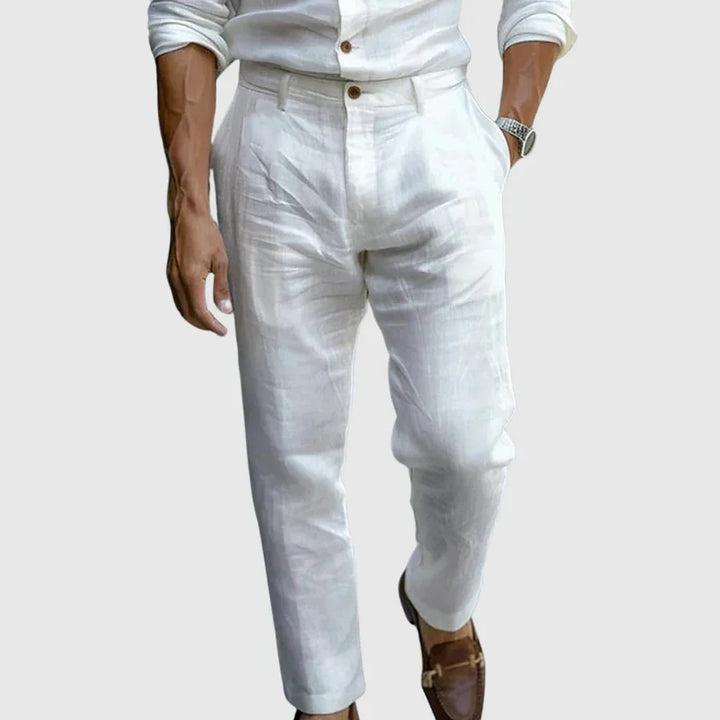 Lucca™ | Pantalón de lino premium de corte moderno
