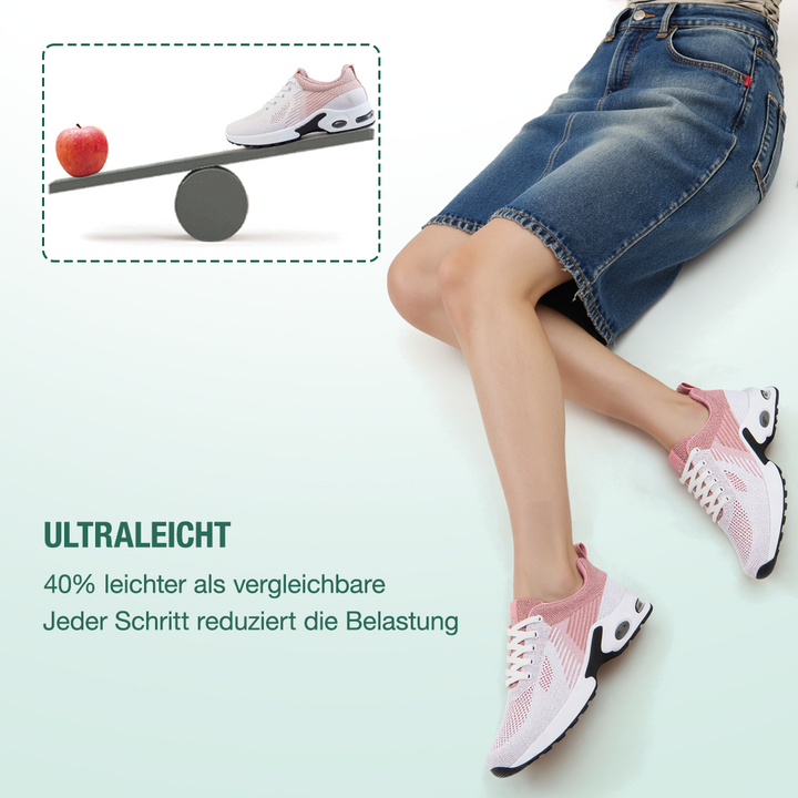 WalkMora zapatos ortopédicos - blanco y rosa