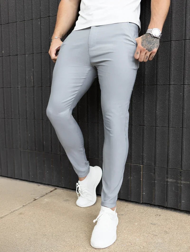Noa Stretch Pantalón - Gris claro