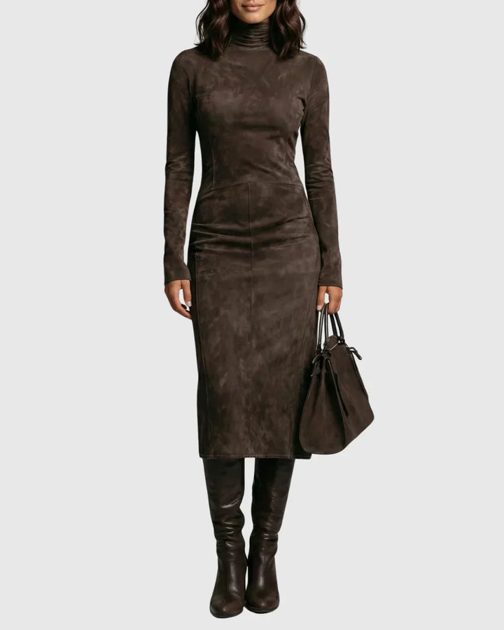 Noelia™ | Vestido Elegante de Terracota