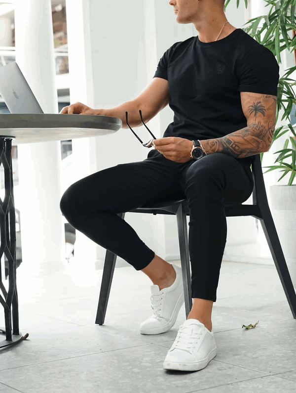Noa Stretch Pantalón - Negro