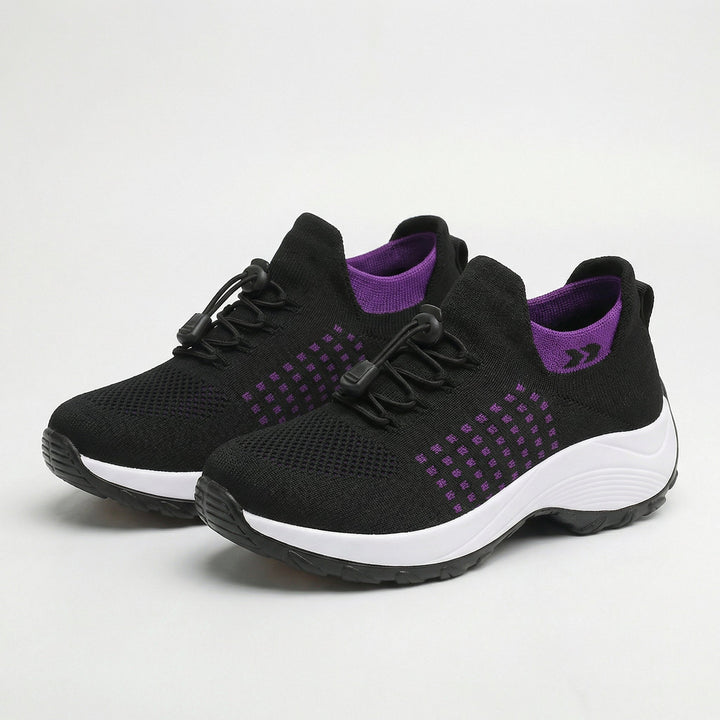 Scarpe ortopediche Ambulo in maglia - Viola e Nero
