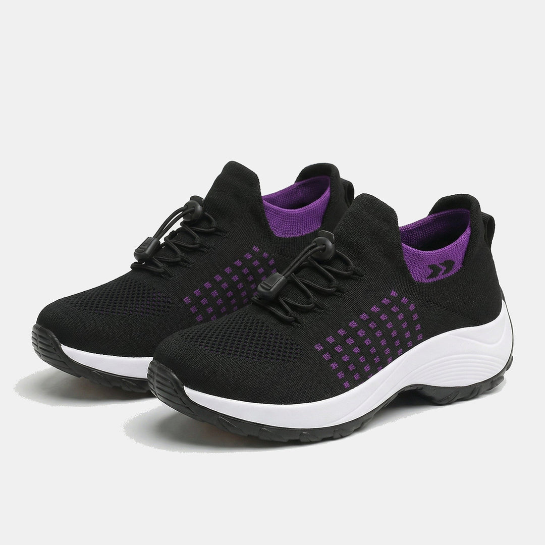Scarpe ortopediche Ambulo in maglia - Viola e Nero