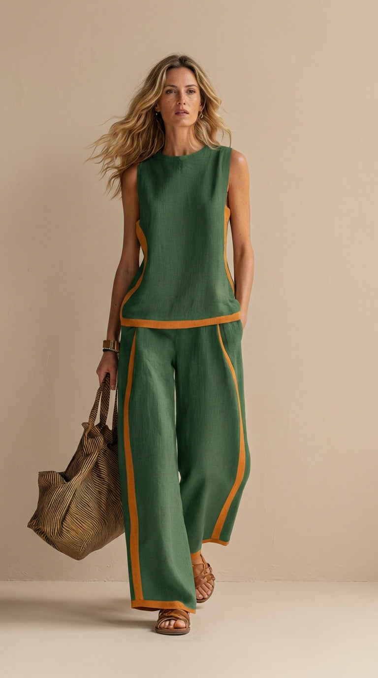 Paula™ - Completo in lino e cotone