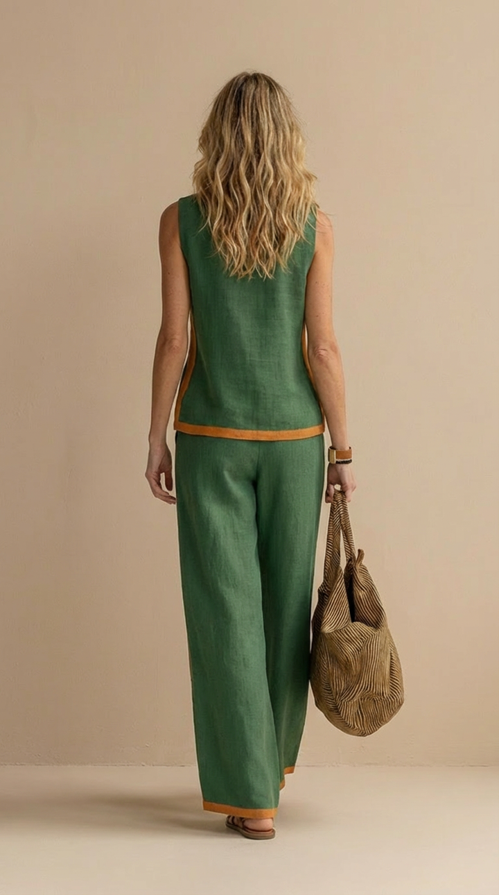 Paula™ - Completo in lino e cotone