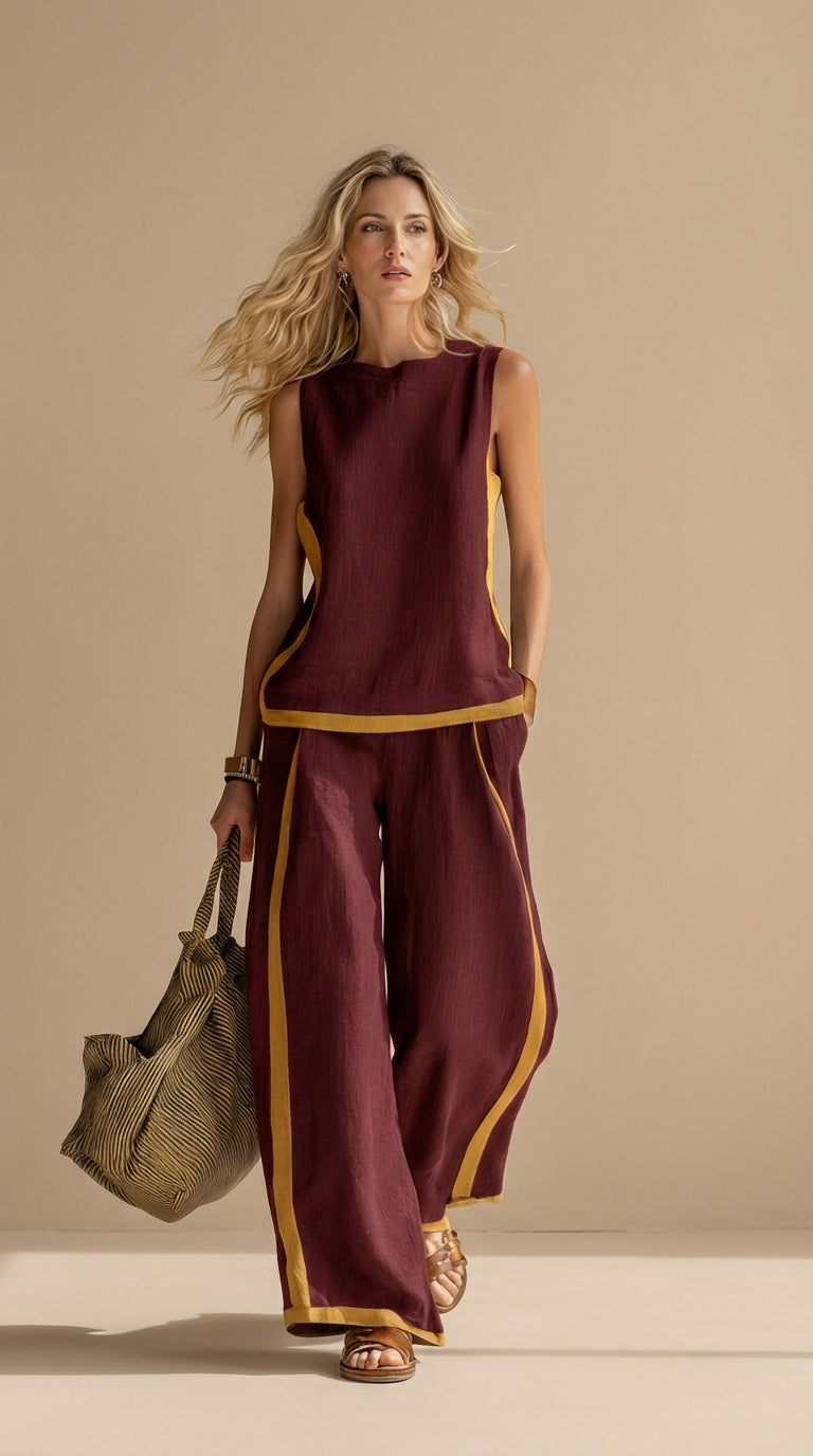Paula™ - Completo in lino e cotone