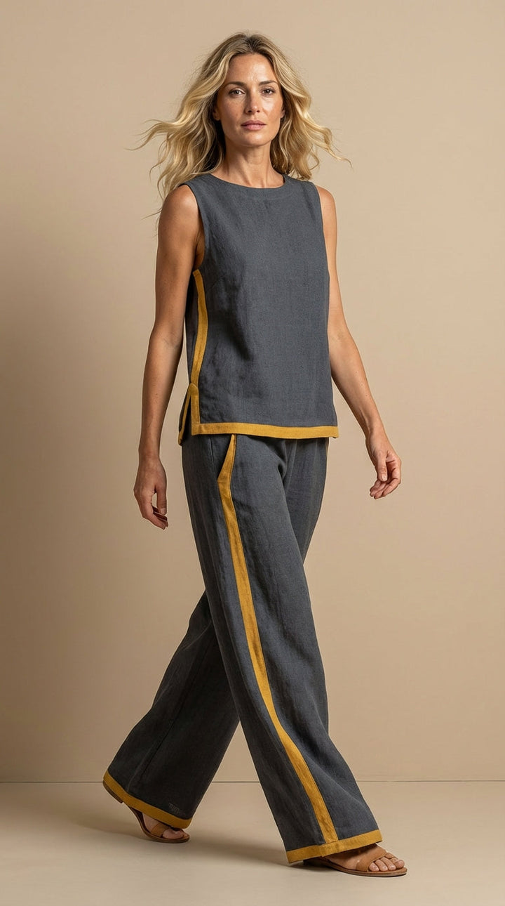 Paula™ - Completo in lino e cotone