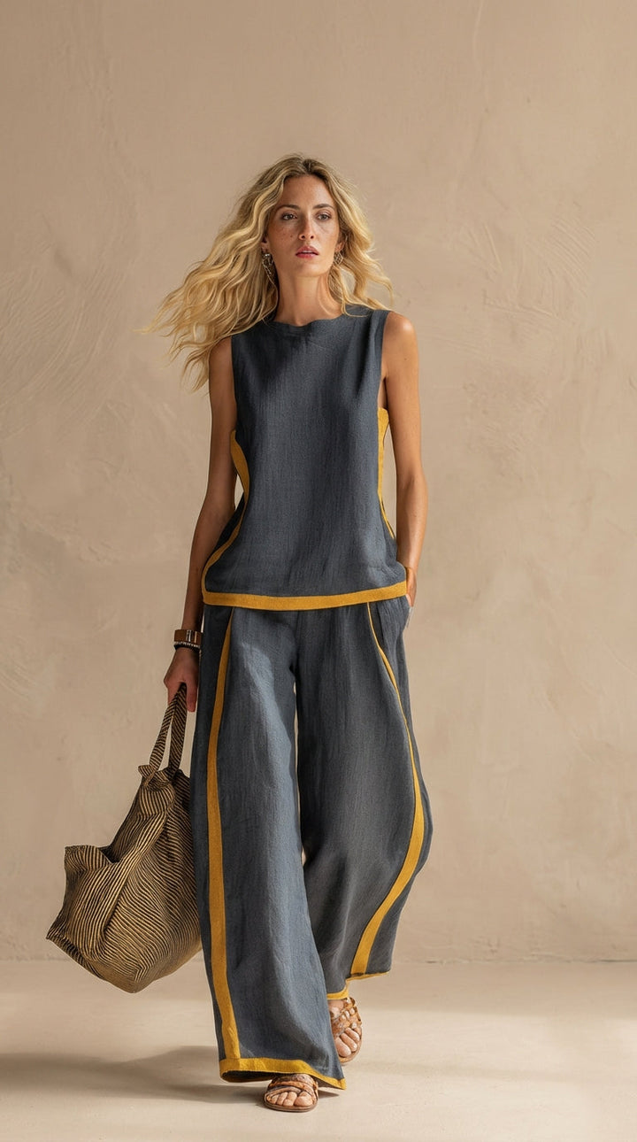 Paula™ - Completo in lino e cotone