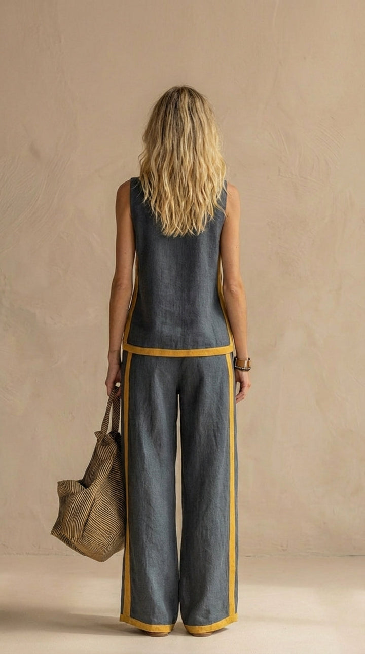 Paula™ - Completo in lino e cotone