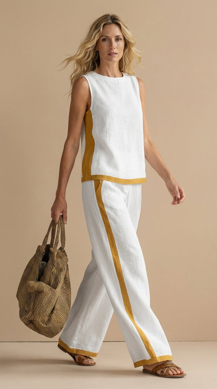 Paula™ - Completo in lino e cotone
