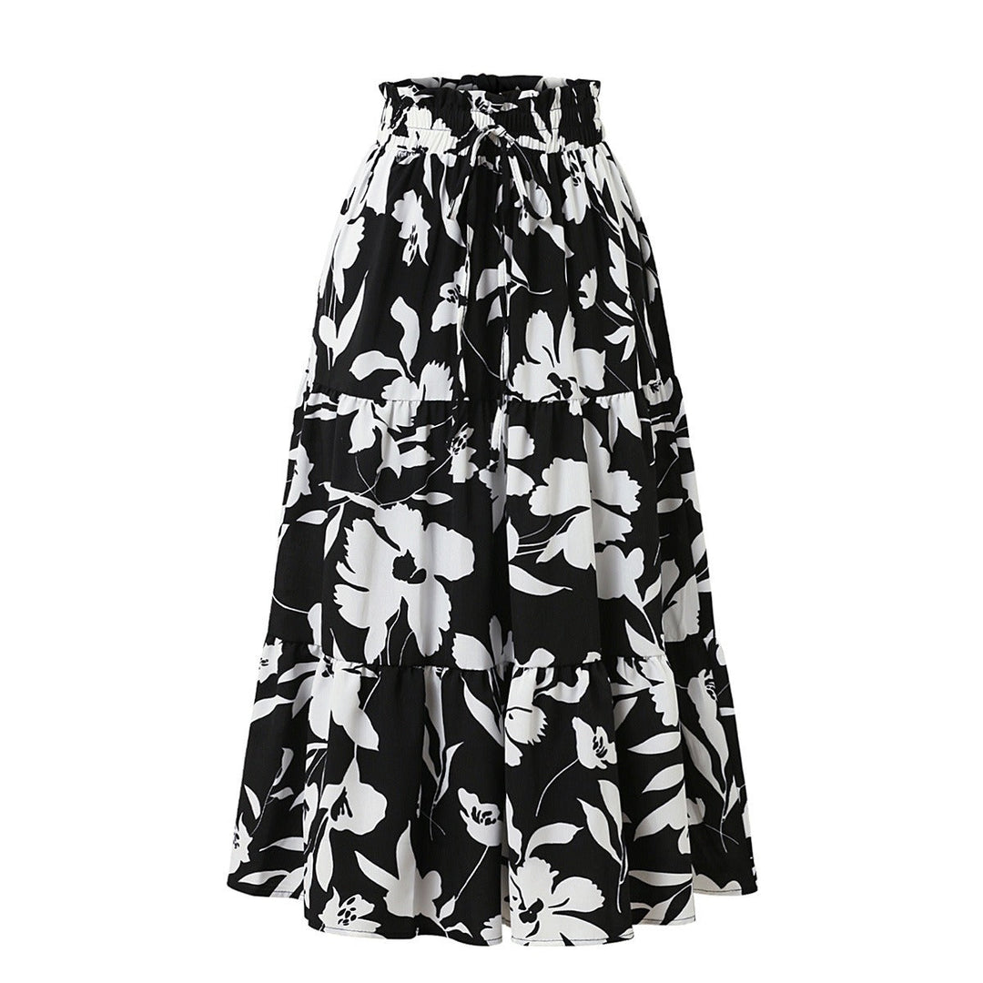 FALDA MIDI FLORAL