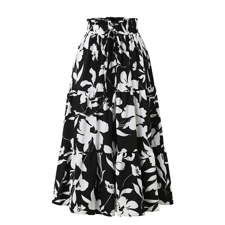 FALDA MIDI FLORAL