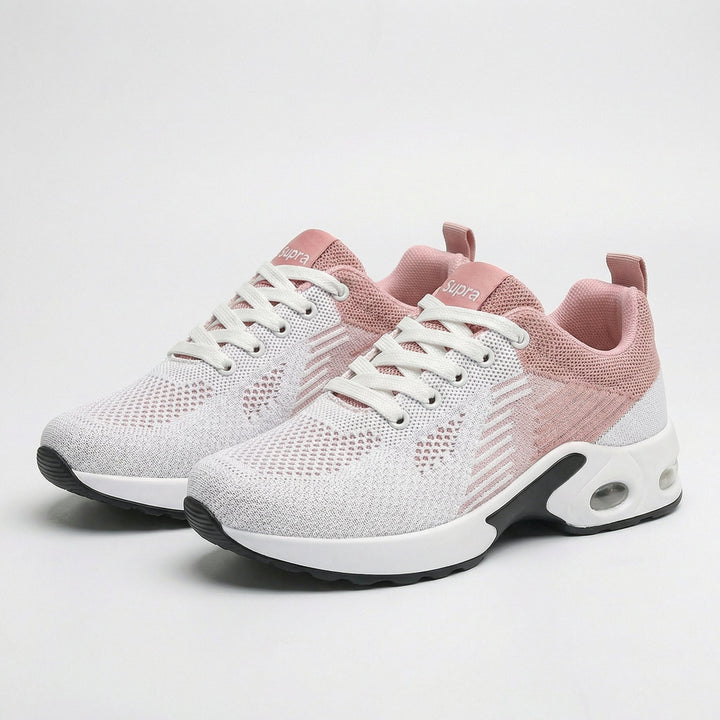 WalkMora zapatos ortopédicos - blanco y rosa