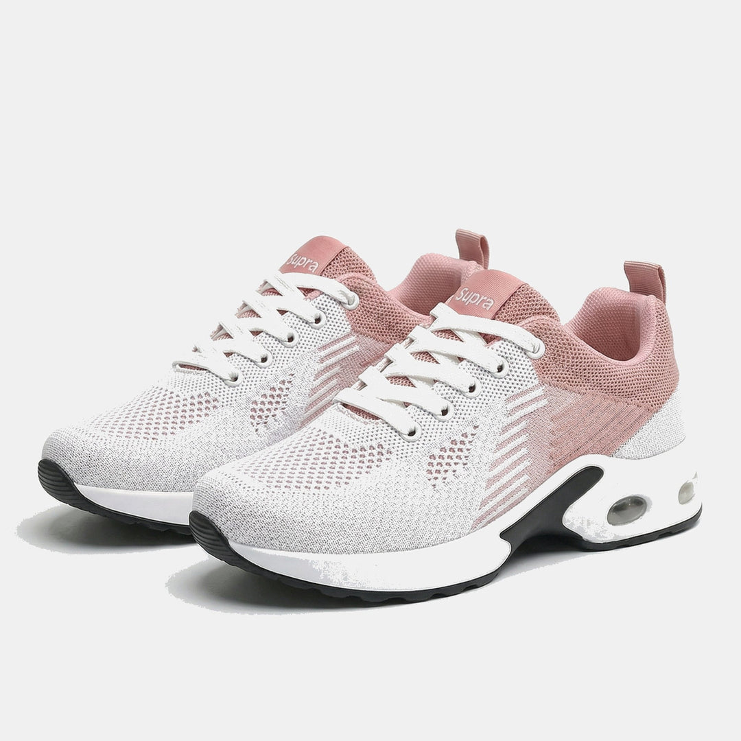 WalkMora zapatos ortopédicos - blanco y rosa
