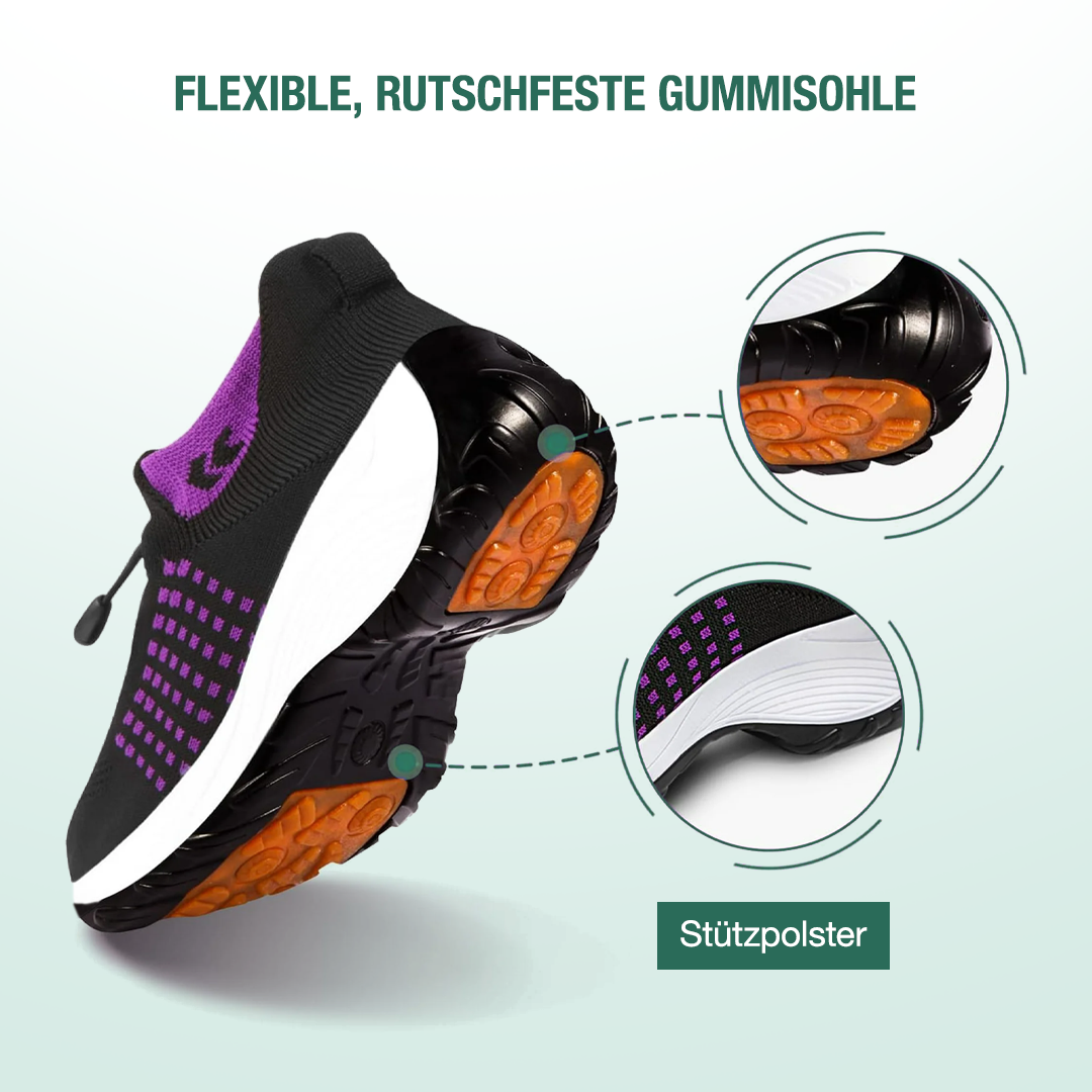 Scarpe ortopediche Ambulo in maglia - Viola e Nero