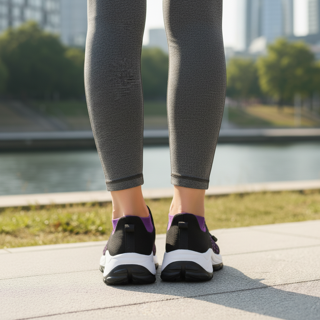 Scarpe ortopediche Ambulo in maglia - Viola e Nero
