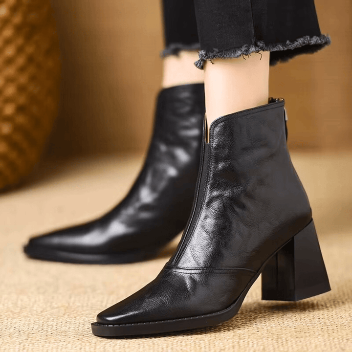 Elvira™ | Botines elegantes de tacón medio