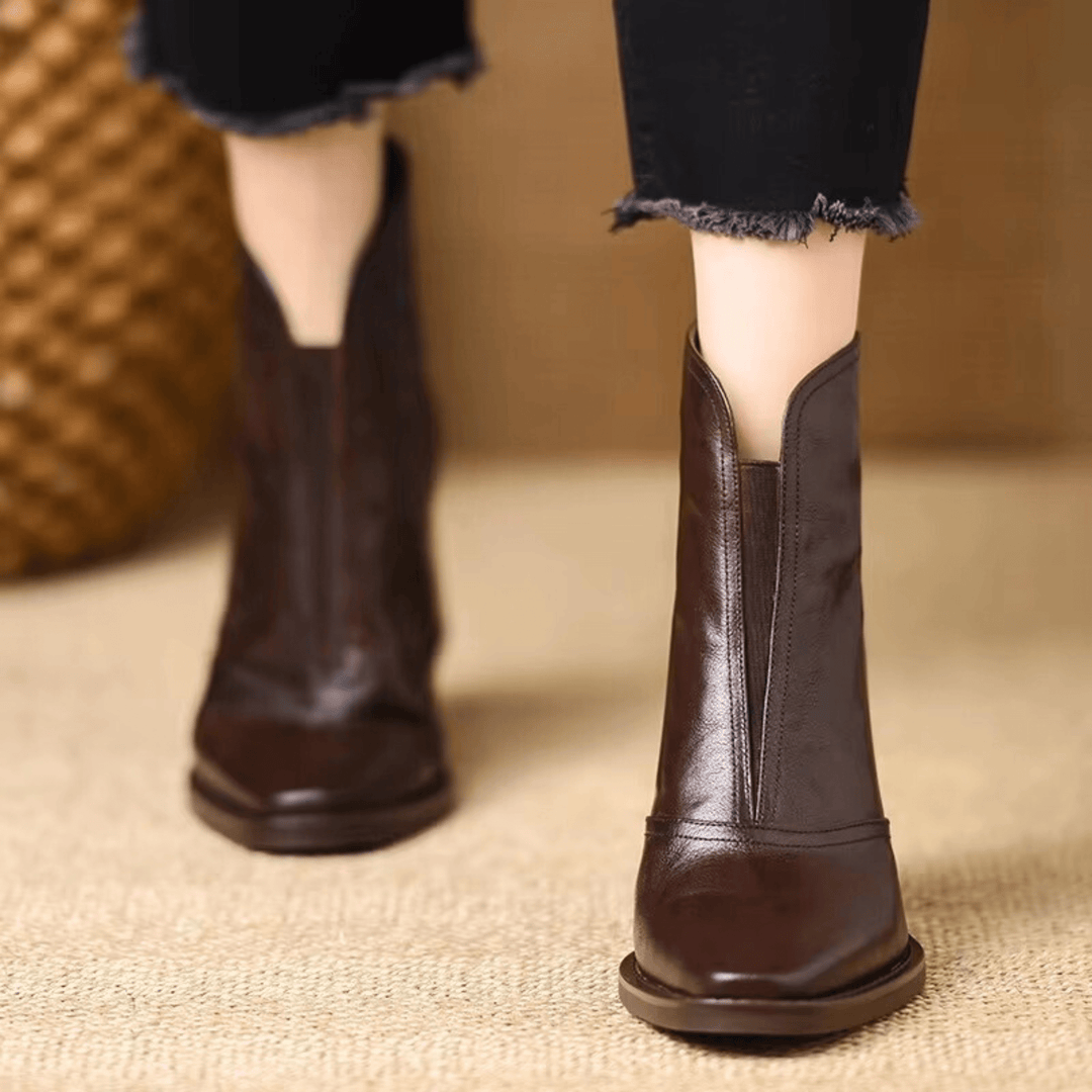 Elvira™ | Botines elegantes de tacón medio