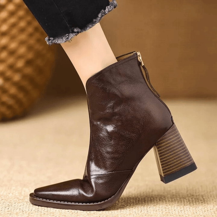 Elvira™ | Botines elegantes de tacón medio